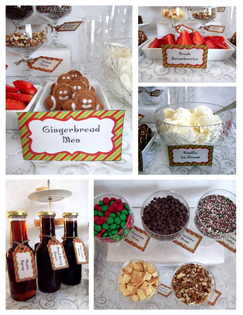 Sundae Buffet Topping Ideas