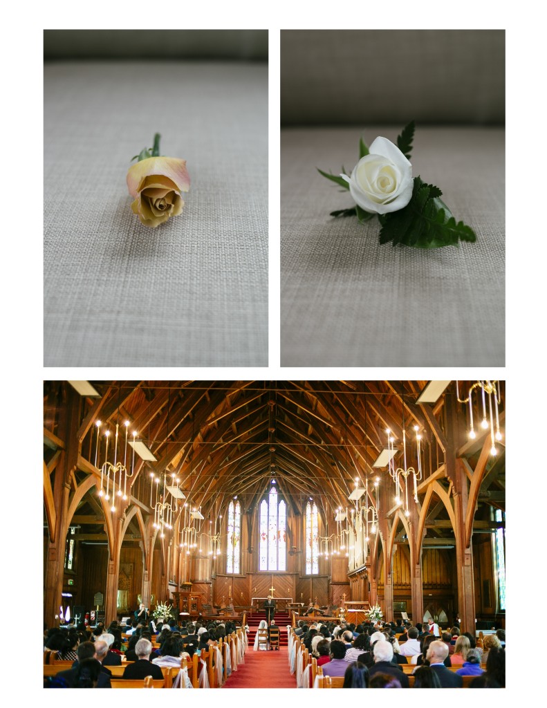 Hair piece, buttonhole and church