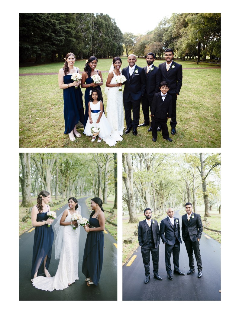 Bridal Party at Cornwall Park