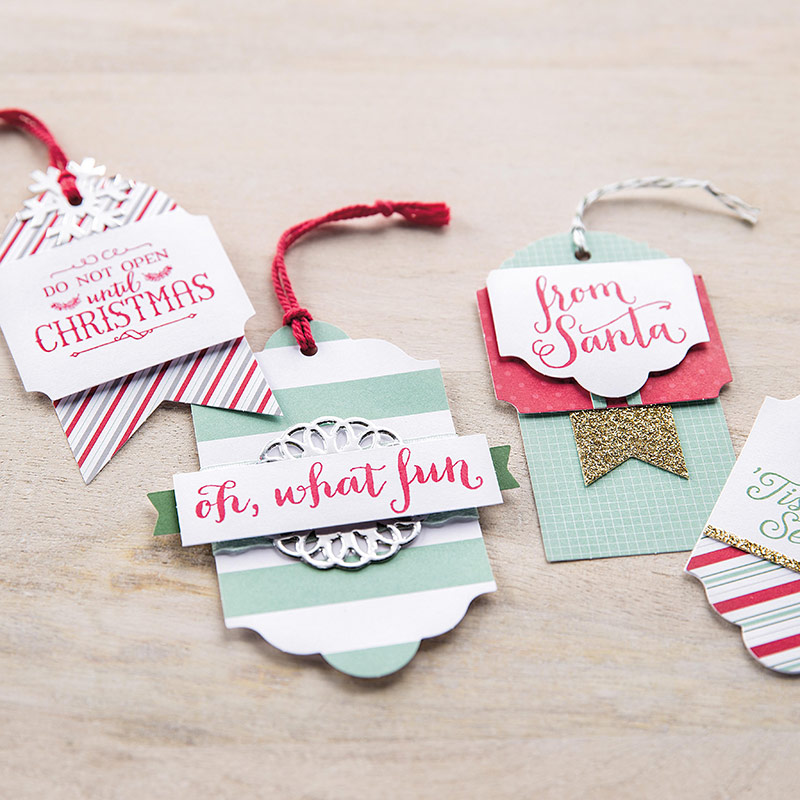 Christmas Tags from Stampin Up