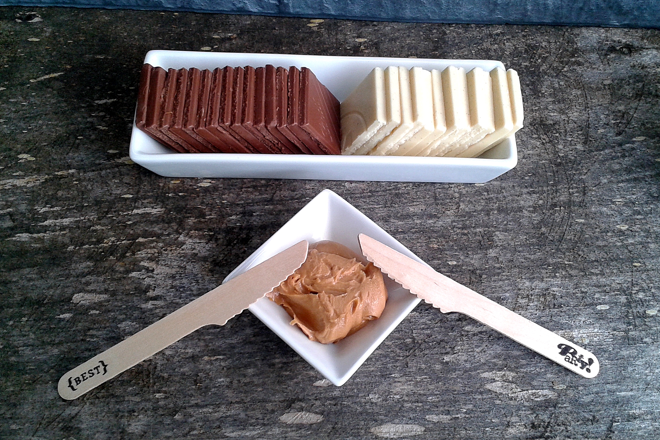 Chocolate & Peanut Butter for Smores