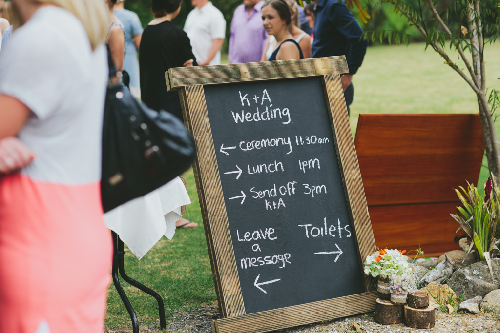 Signage for guests