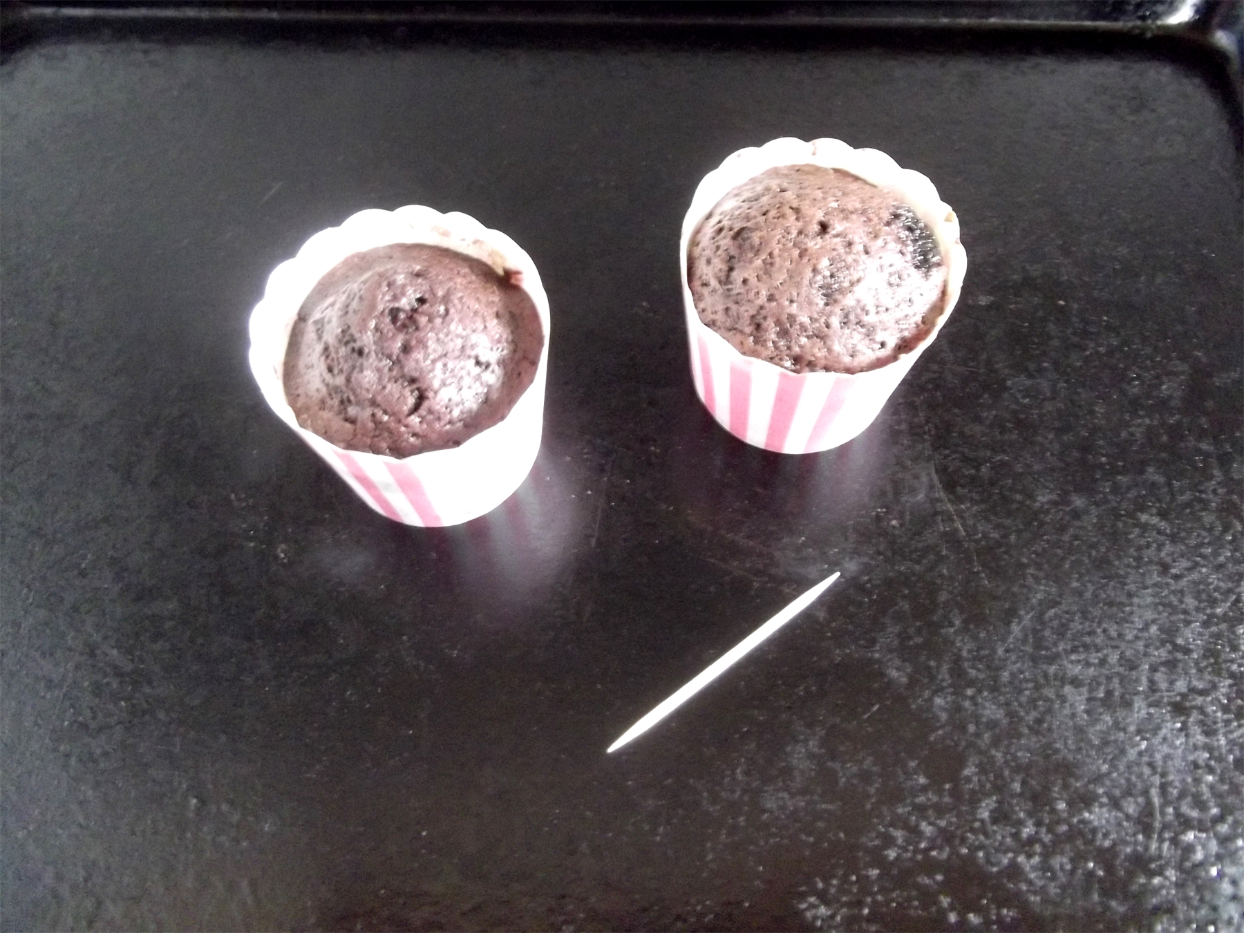 Individual cupcake cooked