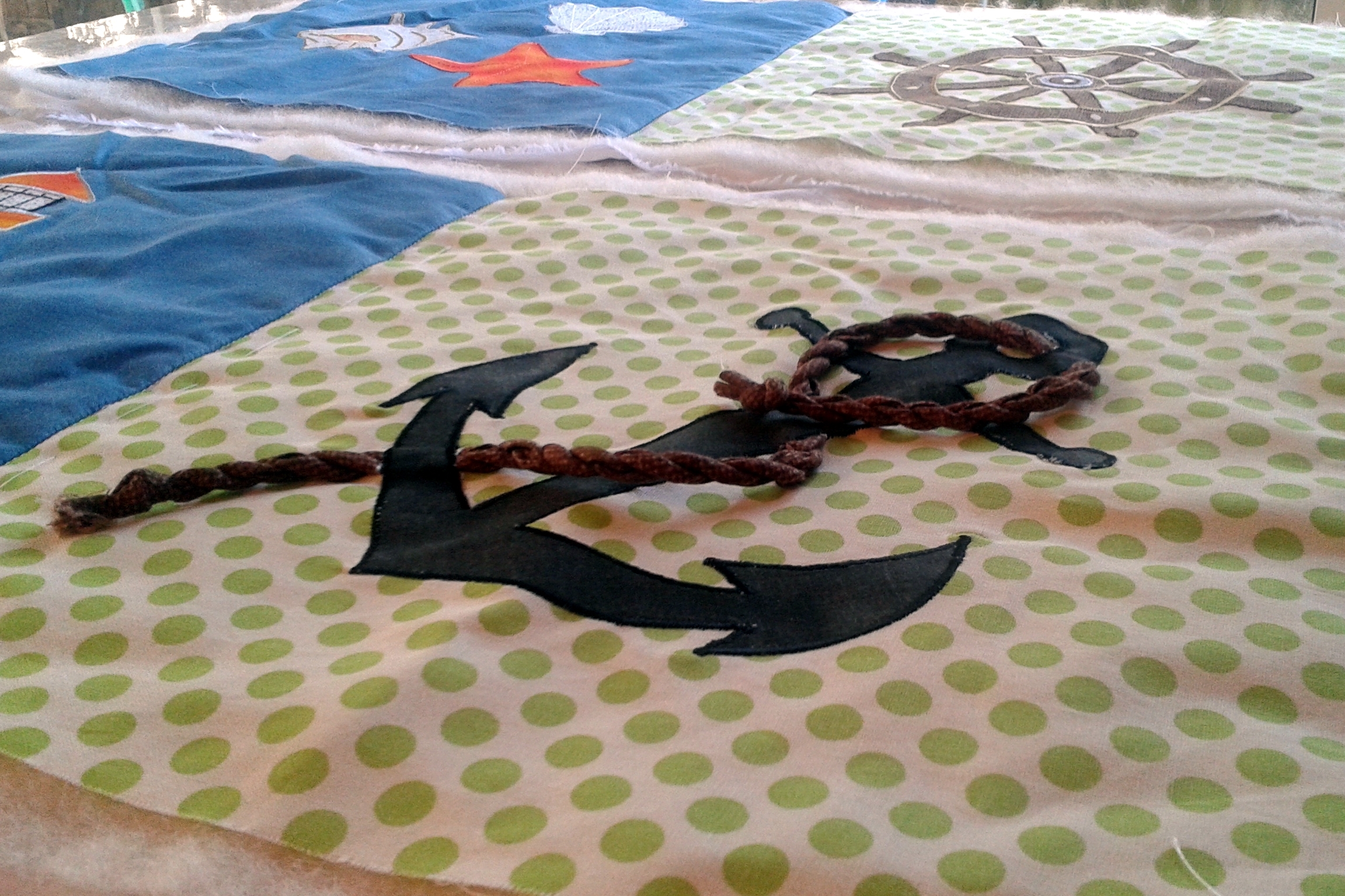 Anchor on Quilt