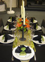 Example of wedding table setting 2